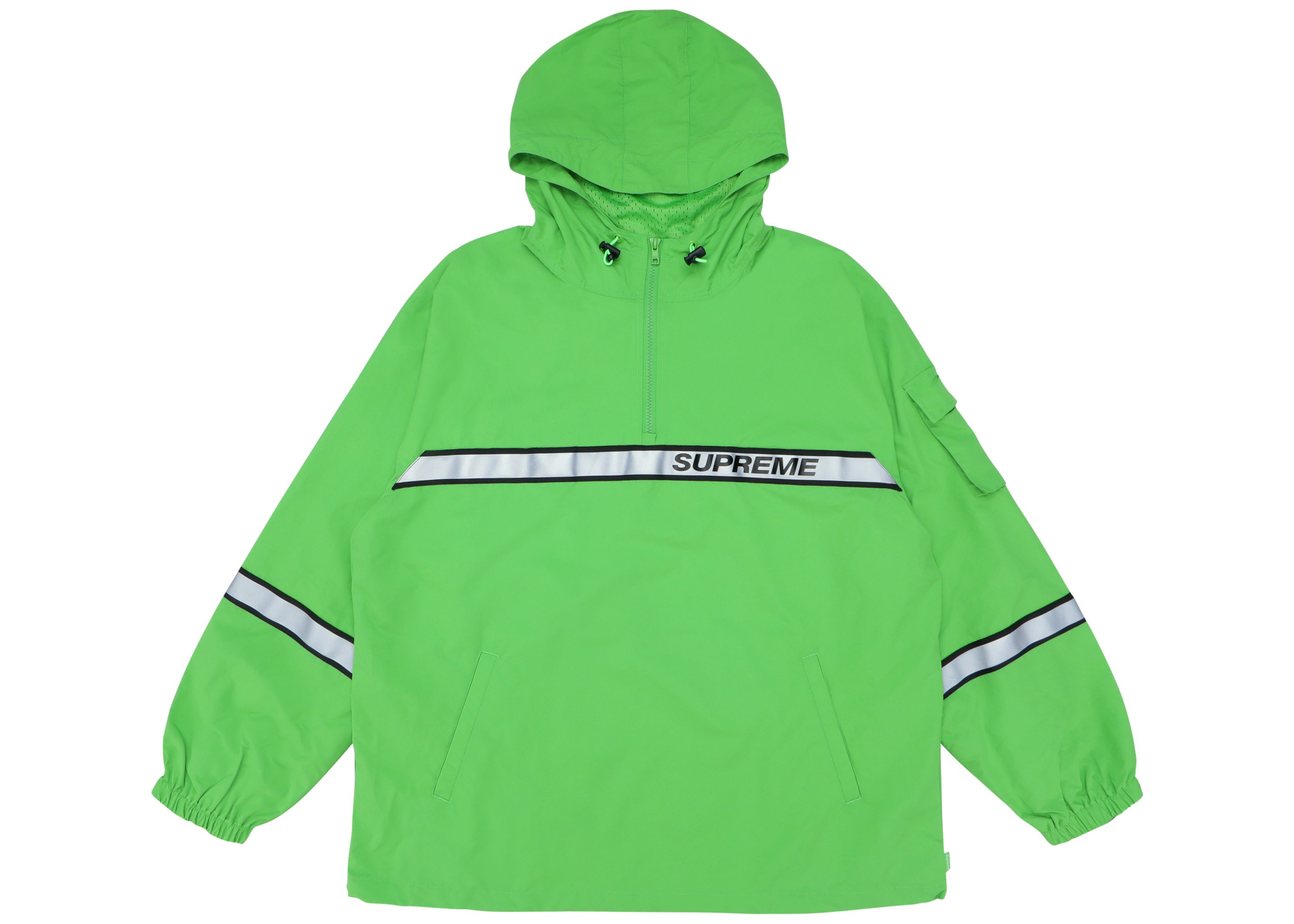 Details about   Supreme Reflective Taping Hooded Pullover 